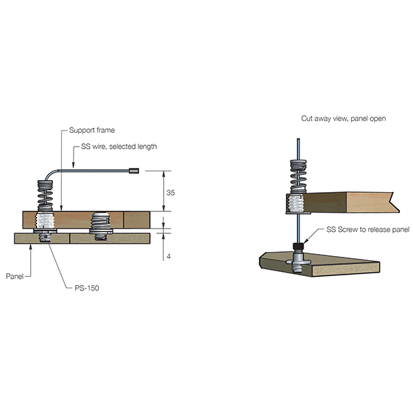 Fastmount Panelsafe Self Tapping - Male